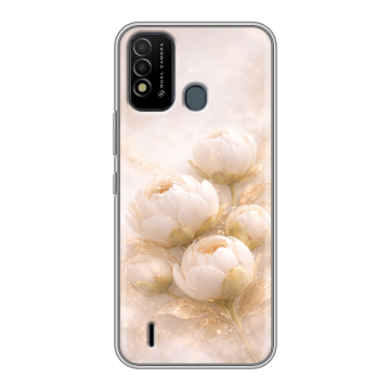 Силиконовый противоударный чехол на Itel Vision 2s с принтом женский Силиконовый противоударный чехол на Itel Vision 2s с принтом женский