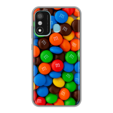 Силиконовый чехол на Itel A27 с принтом Конфеты Силиконовый чехол на Itel A27 с принтом Конфеты