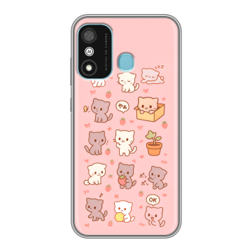 Силиконовый чехол на Itel A27 с принтом Hello Kitty Хелоу Кити Силиконовый чехол на Itel A27 с принтом Hello Kitty Хелоу Кити