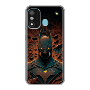 Силиконовый чехол на Itel A27 с принтом Batman Бэтмен