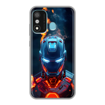 Силиконовый чехол на Itel A27 с принтом IronMan Железный человек Силиконовый чехол на Itel A27 с принтом IronMan Железный человек