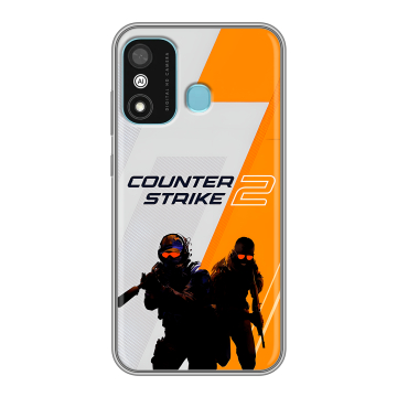 Силиконовый чехол на Itel A27 с принтом Counter Strike Силиконовый чехол на Itel A27 с принтом Counter Strike