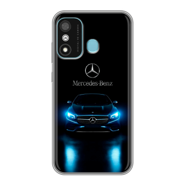 Силиконовый чехол на Itel A27 с принтом Mercedes Мерседес Силиконовый чехол на Itel A27 с принтом Mercedes Мерседес