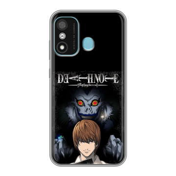 Силиконовый чехол на Itel A27 с принтом Death note Тетрадь смерти