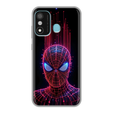 Силиконовый чехол на Itel A27 с принтом Spiderman Человек паук Силиконовый чехол на Itel A27 с принтом Spiderman Человек паук