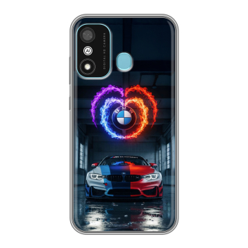 Силиконовый чехол на Itel A27 с принтом BMW БМВ Силиконовый чехол на Itel A27 с принтом BMW БМВ