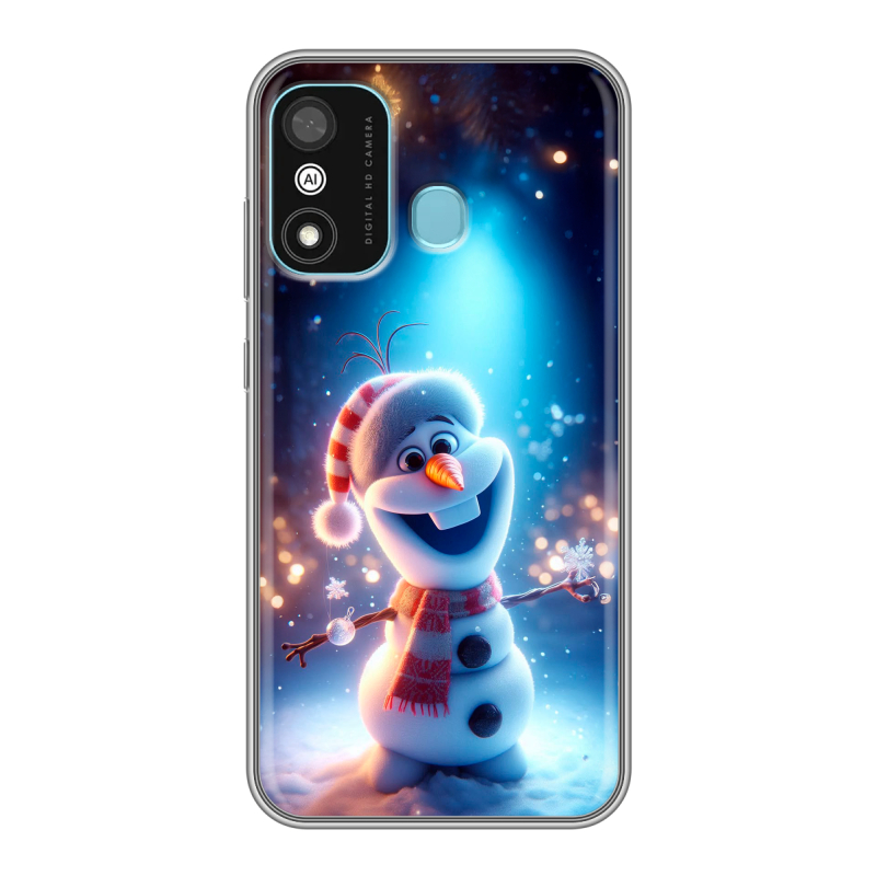 Силиконовый чехол на Itel A27 с принтом Новый год Силиконовый чехол на Itel A27 с принтом Новый год