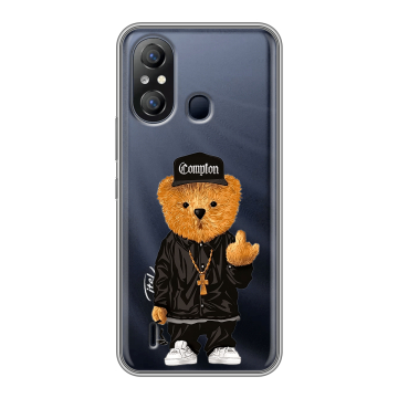 Силиконовый чехол на Itel A49 с принтом Мишка Силиконовый чехол на Itel A49 с принтом Мишка