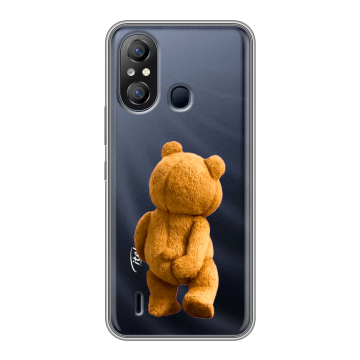 Силиконовый чехол на Itel A49 с принтом Медведь Силиконовый чехол на Itel A49 с принтом Медведь