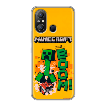 Силиконовый чехол на Itel A49 с принтом Майнкрафт Minecraft Силиконовый чехол на Itel A49 с принтом Майнкрафт Minecraft