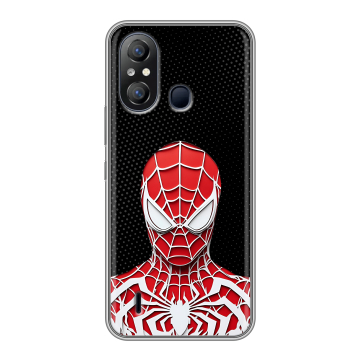 Силиконовый чехол на Itel A49 с принтом человек паук spiderman Силиконовый чехол на Itel A49 с принтом человек паук spiderman