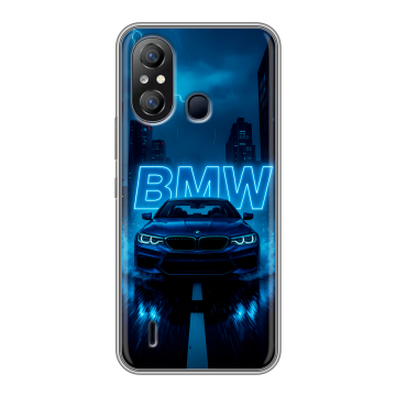 Силиконовый чехол на Itel A49 с принтом BMW БМВ Силиконовый чехол на Itel A49 с принтом BMW БМВ