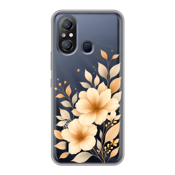Силиконовый чехол на Itel A49 с принтом для девушки