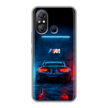 Силиконовый чехол на Itel A49 с принтом BMW БМВ Силиконовый чехол на Itel A49 с принтом BMW БМВ