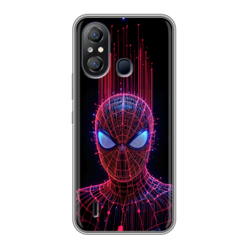 Силиконовый чехол на Itel A49 с принтом Spiderman Человек паук Силиконовый чехол на Itel A49 с принтом Spiderman Человек паук