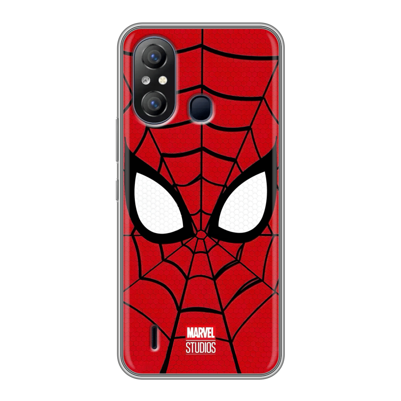Силиконовый чехол на Itel A49 с принтом человек паук spiderman Силиконовый чехол на Itel A49 с принтом человек паук spiderman