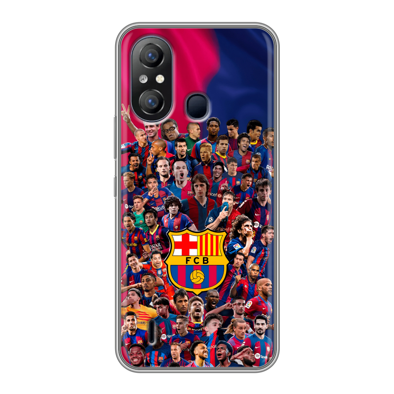 Силиконовый чехол на Itel A49 с принтом Барселона Barcelona Силиконовый чехол на Itel A49 с принтом Барселона Barcelona