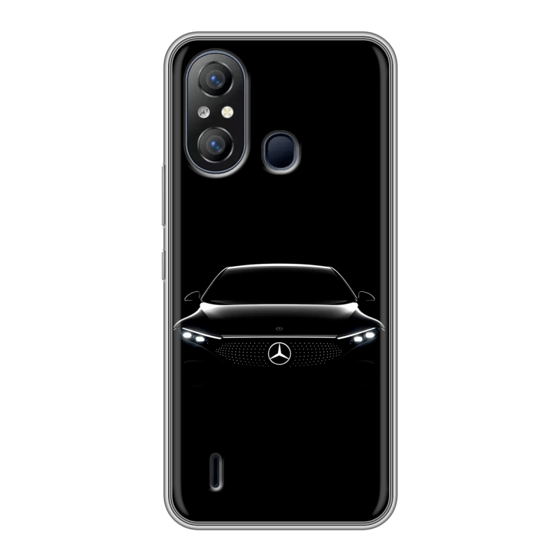 Силиконовый чехол на Itel A49 с принтом Mercedes Мерседес Силиконовый чехол на Itel A49 с принтом Mercedes Мерседес