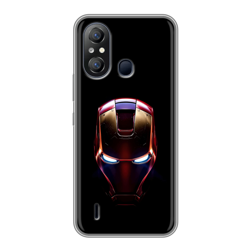 Силиконовый чехол на Itel A49 с принтом IronMan Железный человек Силиконовый чехол на Itel A49 с принтом IronMan Железный человек