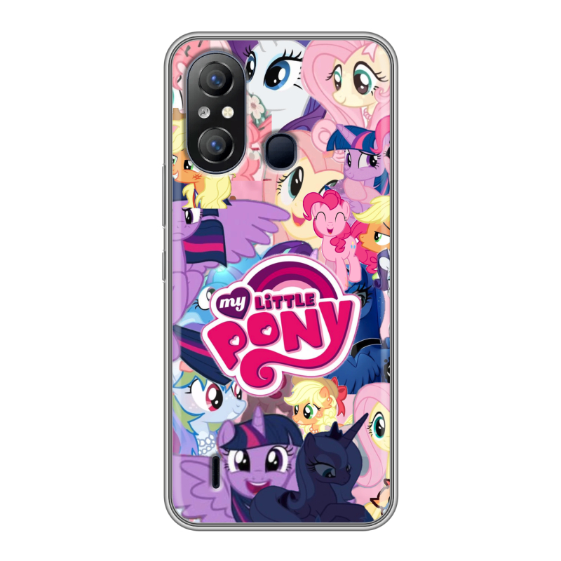 Силиконовый чехол на Itel A49 с принтом My little pony Дружба чудо Силиконовый чехол на Itel A49 с принтом My little pony Дружба чудо