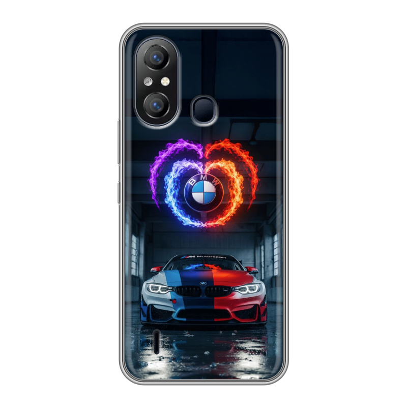 Силиконовый чехол на Itel A49 с принтом BMW БМВ Силиконовый чехол на Itel A49 с принтом BMW БМВ