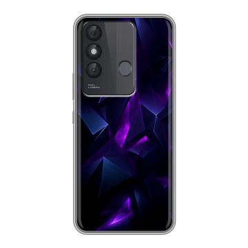 Силиконовый чехол на Itel Vision 3 Plus с принтом Абстракиция