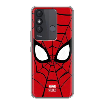 Силиконовый чехол на Itel Vision 3 Plus с принтом человек паук spiderman Силиконовый чехол на Itel Vision 3 Plus с принтом человек паук spiderman