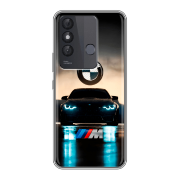 Силиконовый чехол на Itel Vision 3 Plus с принтом БМВ BMW Силиконовый чехол на Itel Vision 3 Plus с принтом БМВ BMW