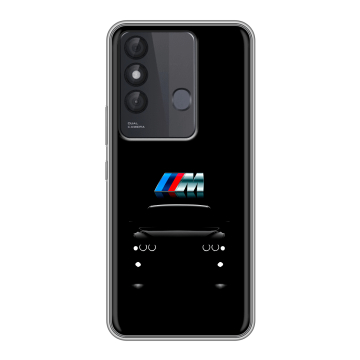 Силиконовый чехол на Itel Vision 3 Plus с принтом БМВ BMW Силиконовый чехол на Itel Vision 3 Plus с принтом БМВ BMW