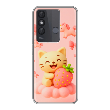 Силиконовый чехол на Itel Vision 3 Plus с принтом для девочек