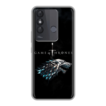Силиконовый чехол на Itel Vision 3 Plus с принтом Игра Престолов Game Thrones