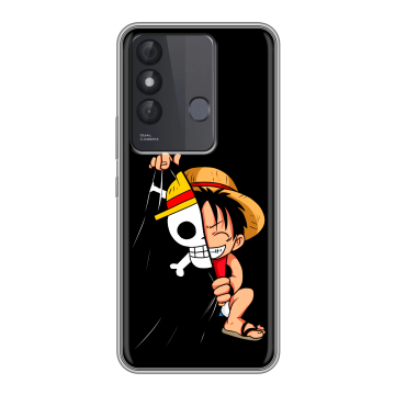 Силиконовый чехол на Itel Vision 3 Plus с принтом One Piece Ван Пис