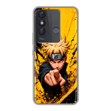 Силиконовый чехол на Itel Vision 3 Plus с принтом Naruto Наруто Силиконовый чехол на Itel Vision 3 Plus с принтом Naruto Наруто