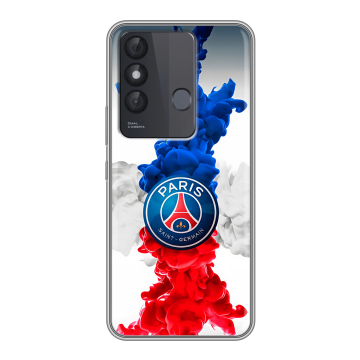 Силиконовый чехол на Itel Vision 3 Plus с принтом PSG ПСЖ