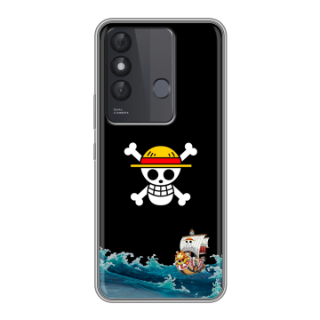 Силиконовый чехол на Itel Vision 3 Plus с принтом One Piece Ван Пис Силиконовый чехол на Itel Vision 3 Plus с принтом One Piece Ван Пис