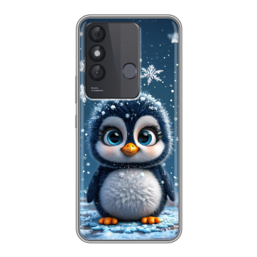 Силиконовый чехол на Itel Vision 3 Plus с принтом Новый год