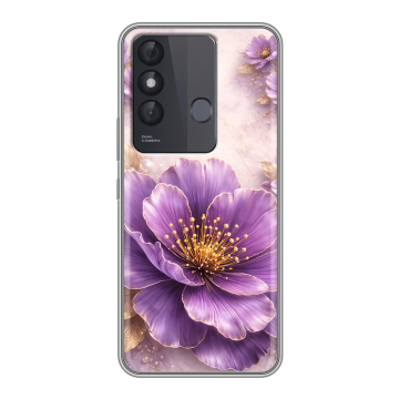 Силиконовый чехол на Itel Vision 3 Plus с принтом женский