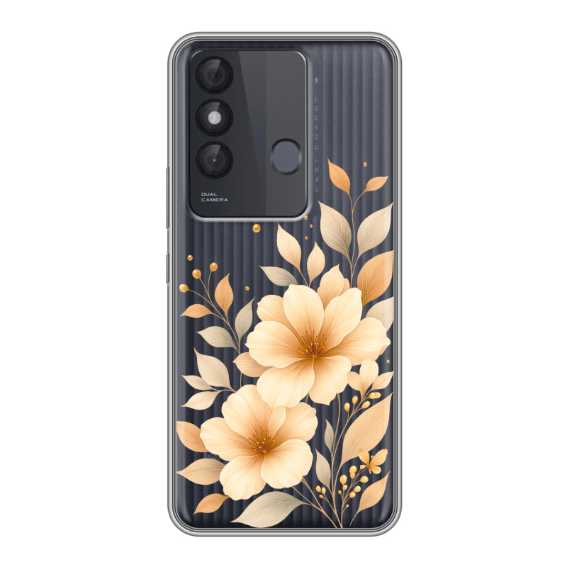 Силиконовый чехол на Itel Vision 3 Plus с принтом для девушки Силиконовый чехол на Itel Vision 3 Plus с принтом для девушки