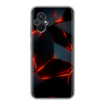 Силиконовый чехол на Xiaomi Poco M5 с принтом Яркие абстракции