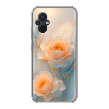 Силиконовый чехол на Xiaomi Poco M5 с принтом Женский