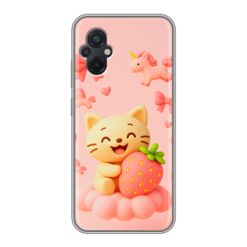Силиконовый чехол на Xiaomi Poco M5 с принтом для девочек Силиконовый чехол на Xiaomi Poco M5 с принтом для девочек