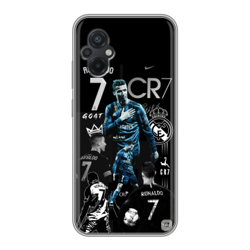 Силиконовый чехол на Xiaomi Poco M5 с принтом Реал Роналдо Силиконовый чехол на Xiaomi Poco M5 с принтом Реал Роналдо