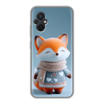 Силиконовый чехол на Xiaomi Poco M5 с принтом Лиса Силиконовый чехол на Xiaomi Poco M5 с принтом Лиса