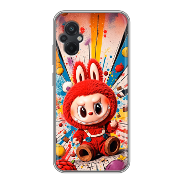 Силиконовый чехол на Xiaomi Poco M5 с принтом Labubu Лабубу Силиконовый чехол на Xiaomi Poco M5 с принтом Labubu Лабубу