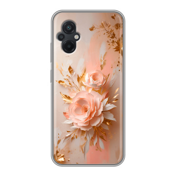 Силиконовый чехол на Xiaomi Poco M5 с принтом женский