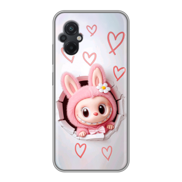 Силиконовый чехол на Xiaomi Poco M5 с принтом Labubu Лабубу Силиконовый чехол на Xiaomi Poco M5 с принтом Labubu Лабубу