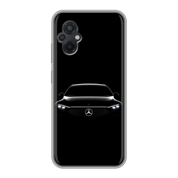 Силиконовый чехол на Xiaomi Poco M5 с принтом Mercedes Мерседес Силиконовый чехол на Xiaomi Poco M5 с принтом Mercedes Мерседес