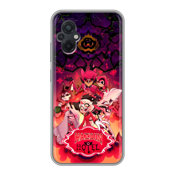 Силиконовый чехол на Xiaomi Poco M5 с принтом Hazbin Hotel Отель Хазбин Силиконовый чехол на Xiaomi Poco M5 с принтом Hazbin Hotel Отель Хазбин