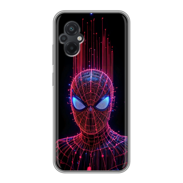 Силиконовый чехол на Xiaomi Poco M5 с принтом Spiderman Человек паук Силиконовый чехол на Xiaomi Poco M5 с принтом Spiderman Человек паук