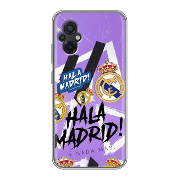 Силиконовый чехол на Xiaomi Poco M5 с принтом Real Madrid Реал Мадрид Силиконовый чехол на Xiaomi Poco M5 с принтом Real Madrid Реал Мадрид